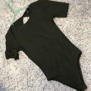 Green bodysuit